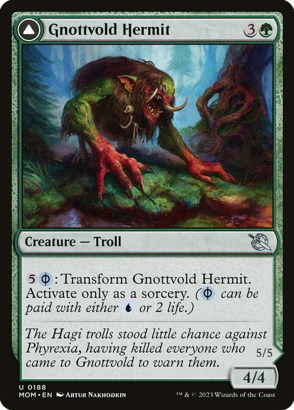 Gnottvold Hermit - Magic: The Gathering