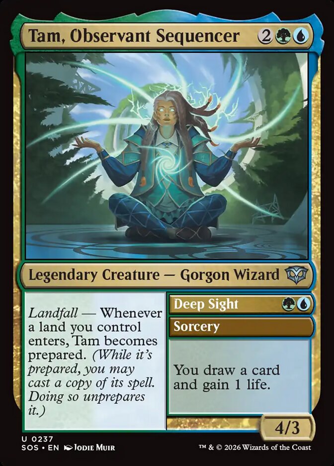 Tam, Observant Sequencer