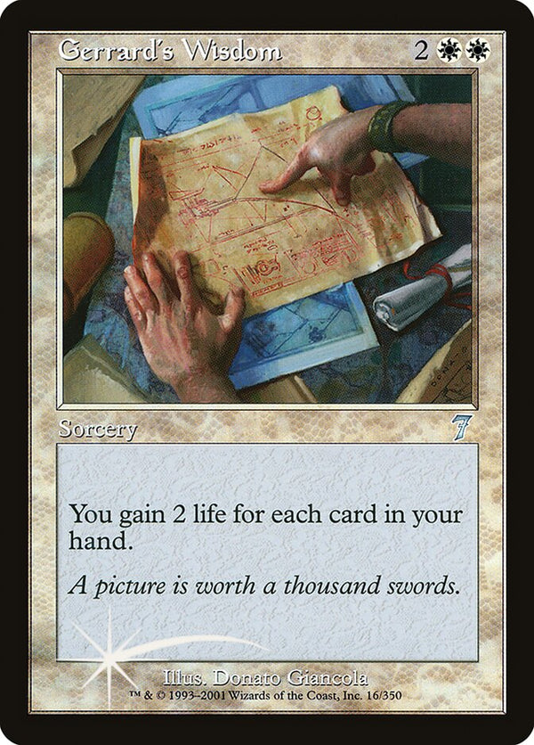 Gerrard's Wisdom - Magic: The Gathering