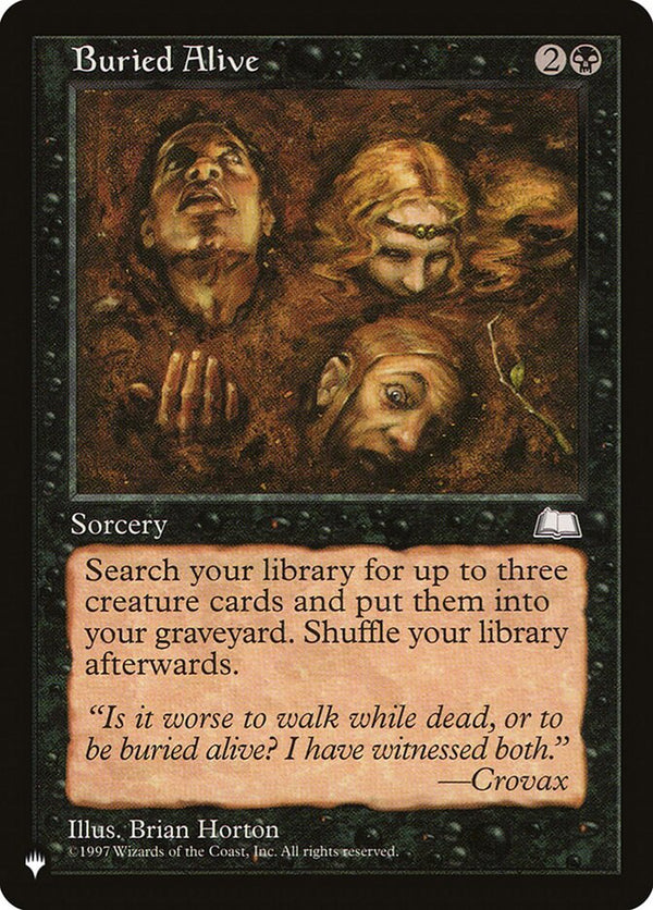 Buried Alive - Magic: The Gathering
