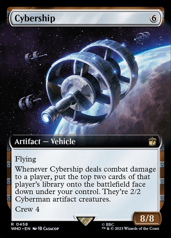 Cybership (Extended Art) - Magic: The Gathering