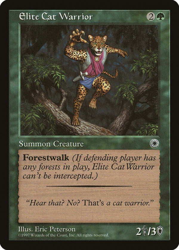 Elite Cat Warrior (Flavor Text) - Magic: The Gathering