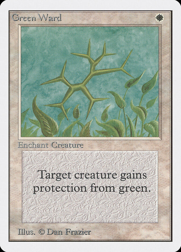 Green Ward - Magic: The Gathering
