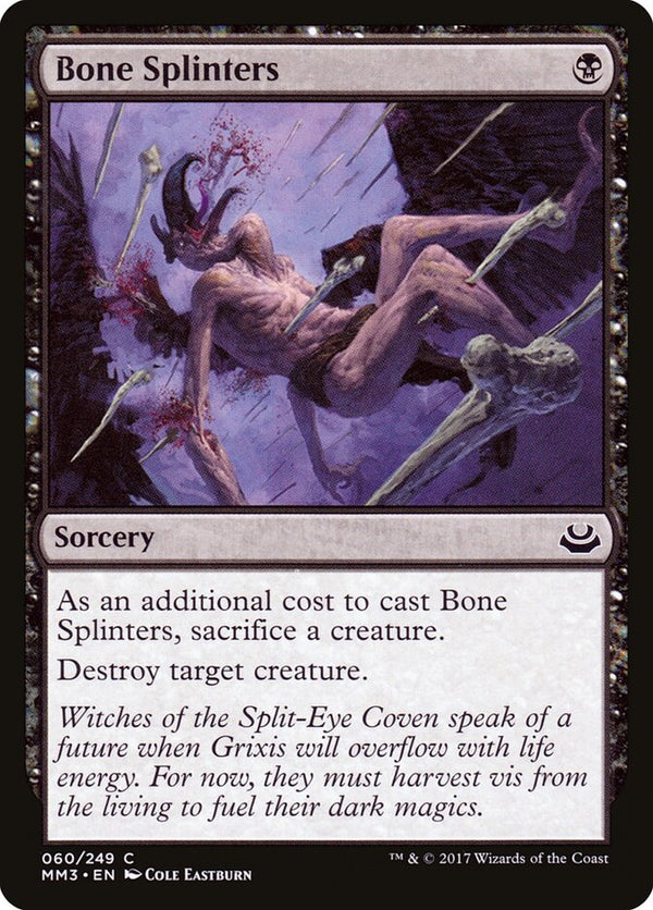 Bone Splinters - Magic: The Gathering