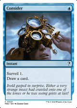 Consider (White Border) - Magic: The Gathering