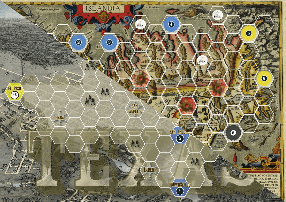 Age of Steam Expansion: Iceland/Texas