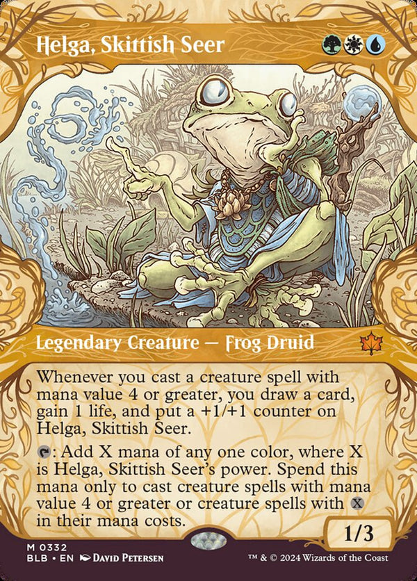Helga, Skittish Seer (Showcase) - Magic: The Gathering