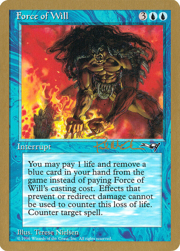 Force of Will - 1997 Paul McCabe (ALL) - Magic: The Gathering