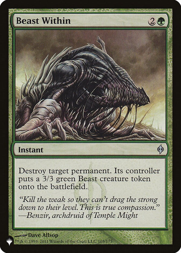 Beast Within (NPH) - Magic: The Gathering