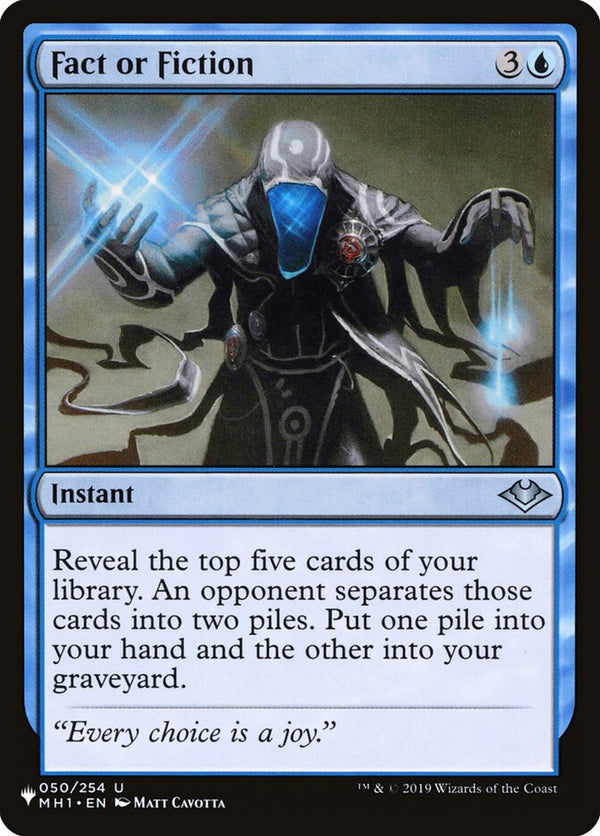 Fact or Fiction (MH1) - Magic: The Gathering
