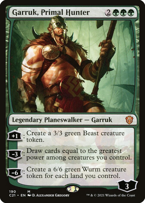 Garruk, Primal Hunter - Magic: The Gathering