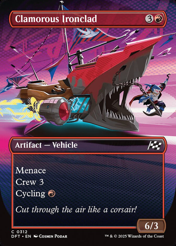 Clamorous Ironclad (Borderless) - Magic: The Gathering