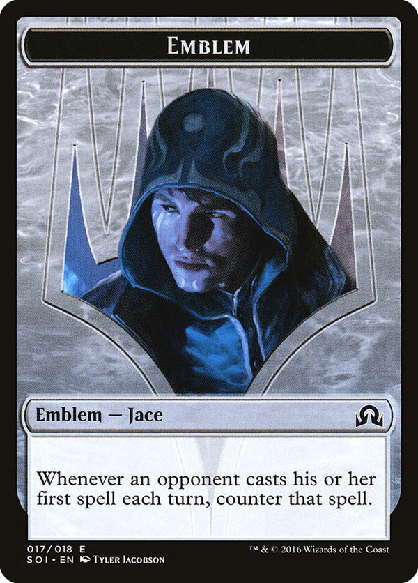 Emblem - Jace, Unraveler of Secrets - Magic: The Gathering