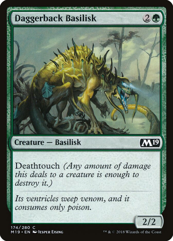 Daggerback Basilisk - Magic: The Gathering