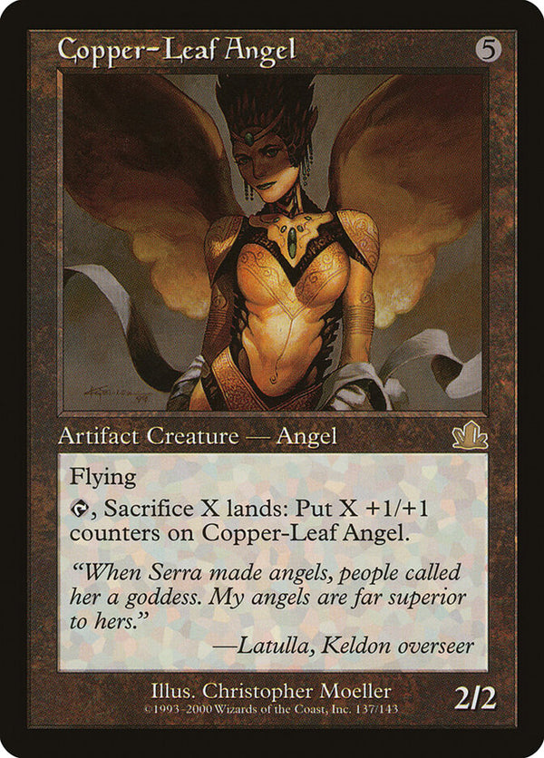 Copper-Leaf Angel - Magic: The Gathering