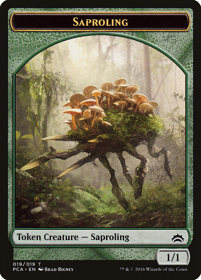 Saproling // Goblin Double-Sided Token