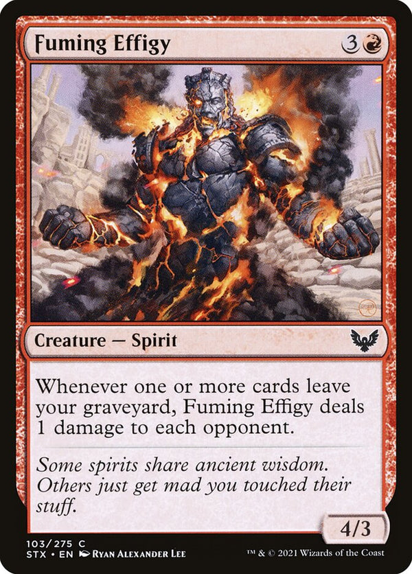 Fuming Effigy - Magic: The Gathering