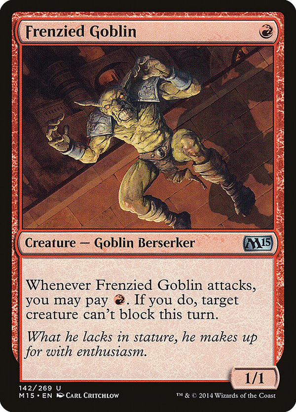 Frenzied Goblin - Magic: The Gathering
