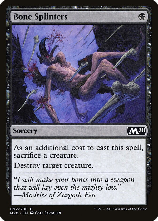 Bone Splinters - Magic: The Gathering