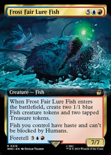 Frost Fair Lure Fish (Extended Art) - Magic: The Gathering