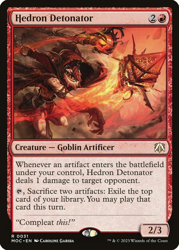 Hedron Detonator - Magic: The Gathering