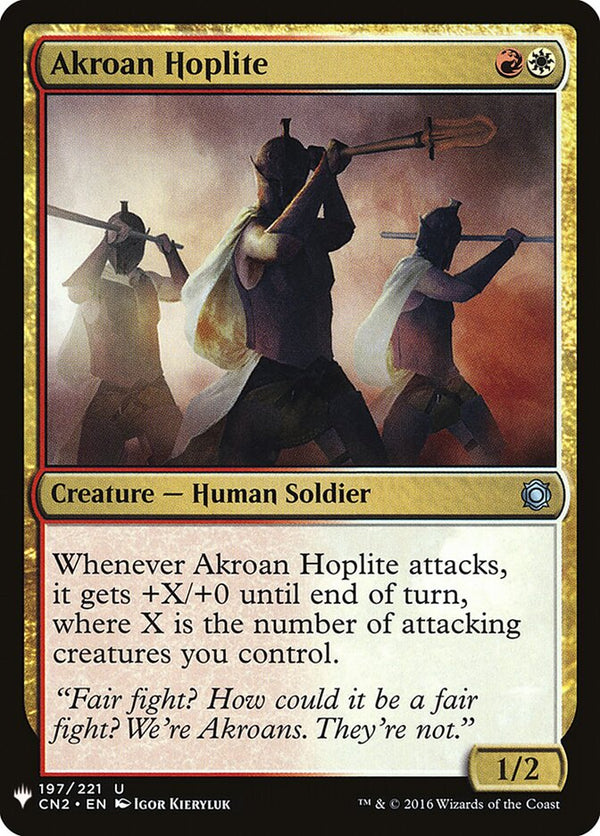 Akroan Hoplite - Magic: The Gathering