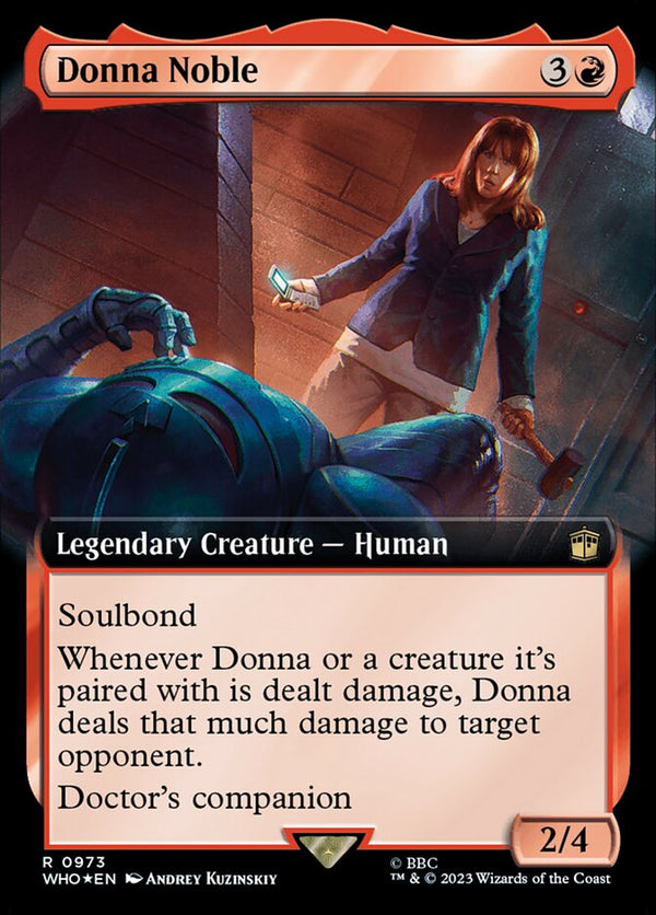 Donna Noble (Extended Art) (Surge Foil) - Magic: The Gathering