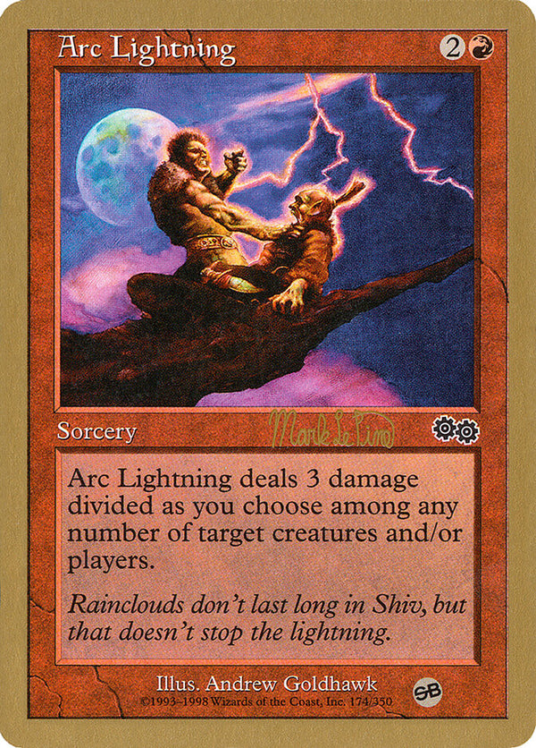 Arc Lightning - 1999 Mark Le Pine (USG) (SB) - Magic: The Gathering