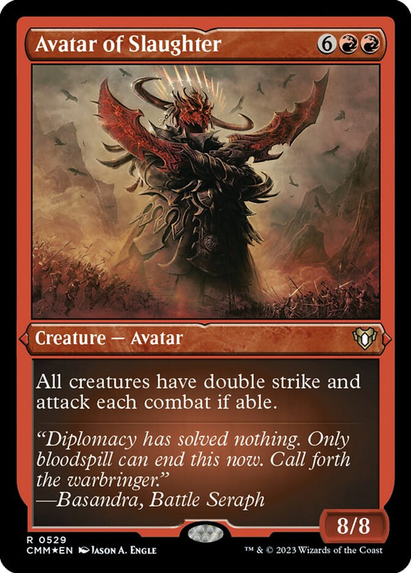 Avatar of Slaughter (Foil Etched) - Magic: The Gathering