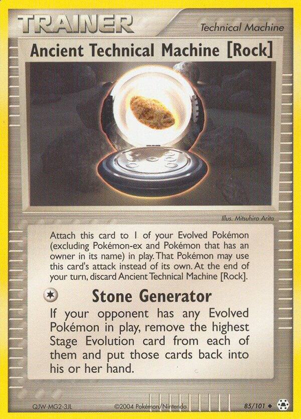 Ancient Technical Machine [Rock] - Pokémon