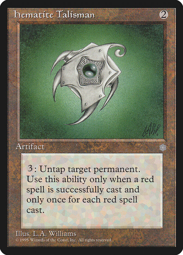 Hematite Talisman - Magic: The Gathering