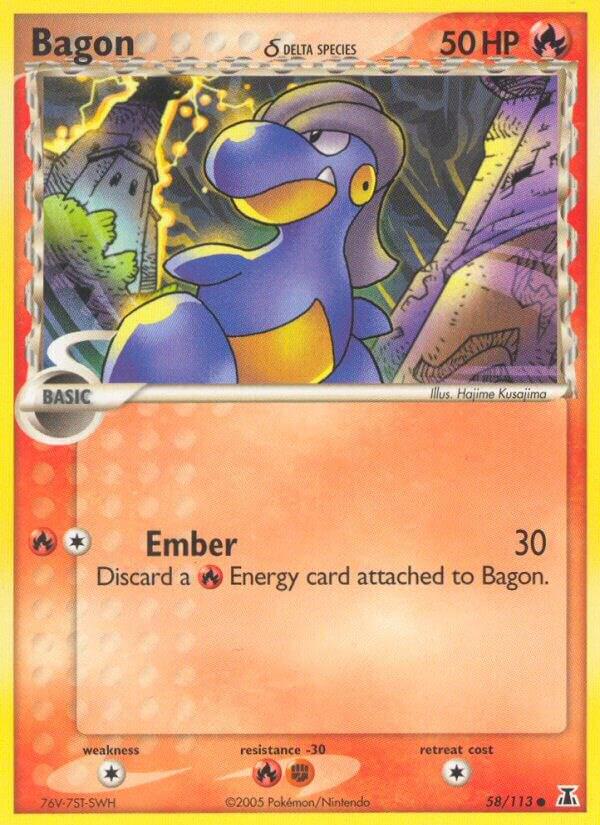 Bagon - 058/113 (Delta Species) - Pokémon