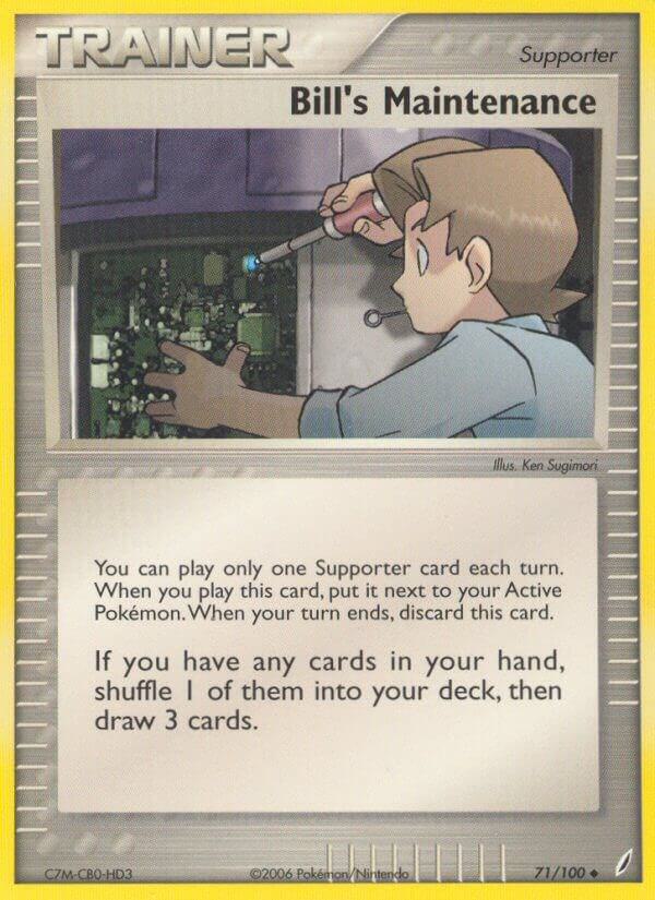 Bill's Maintenance - Pokémon
