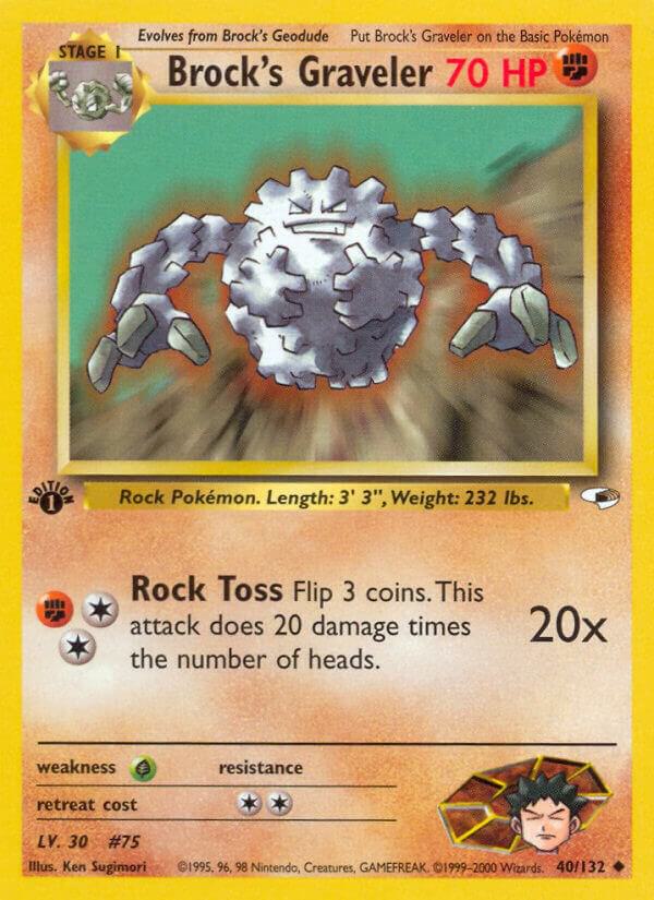 Brock's Graveler - Pokémon