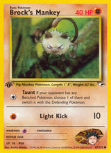 Brock's Mankey (67) - Pokémon