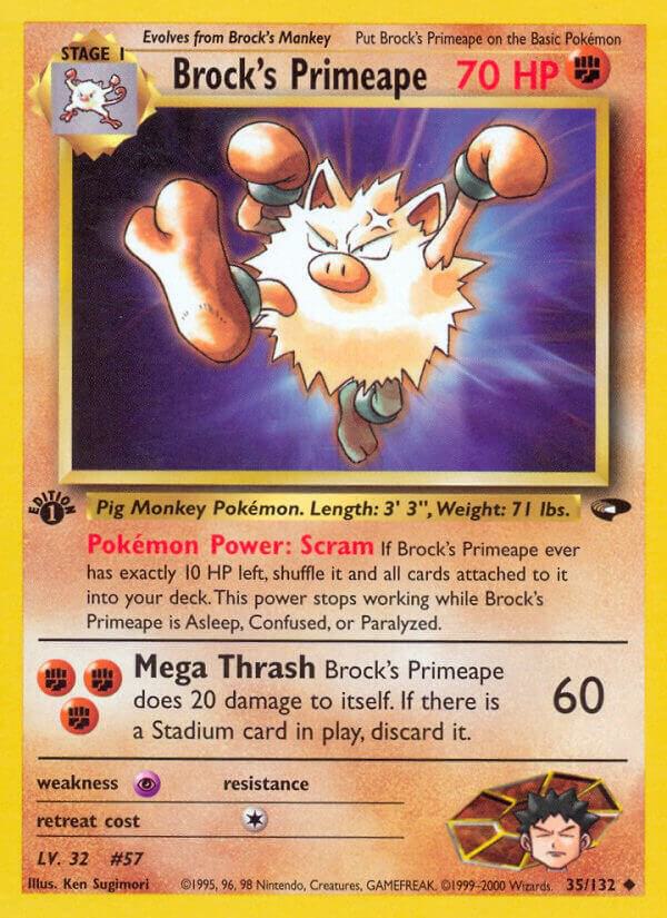 Brock's Primeape - Pokémon