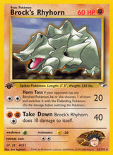 Brock's Rhyhorn (22) - Pokémon
