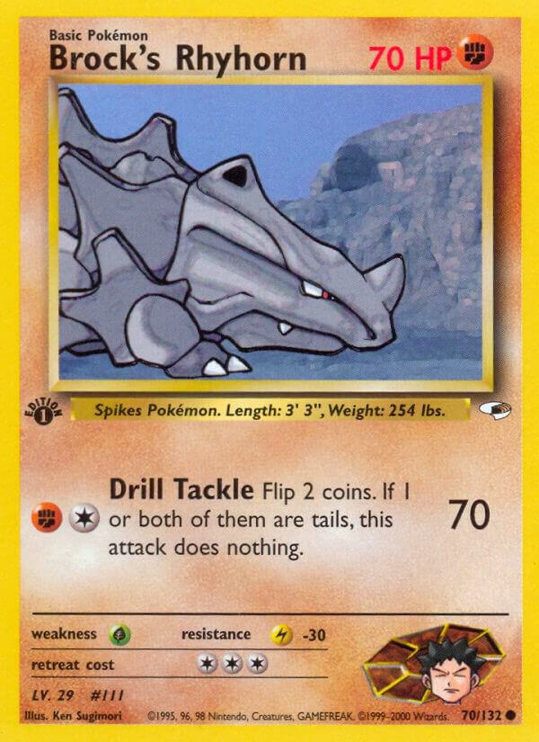 Brock's Rhyhorn (70) - Pokémon