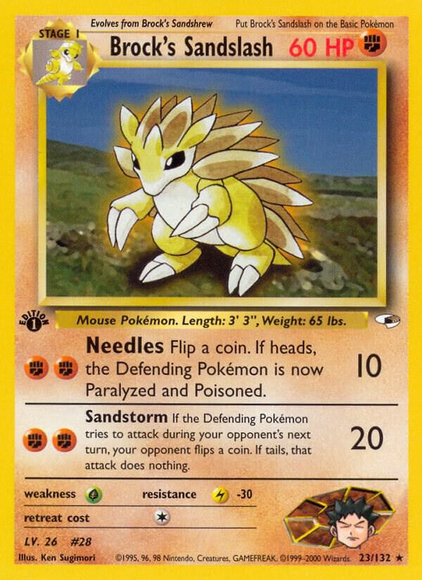 Brock's Sandslash - Pokémon