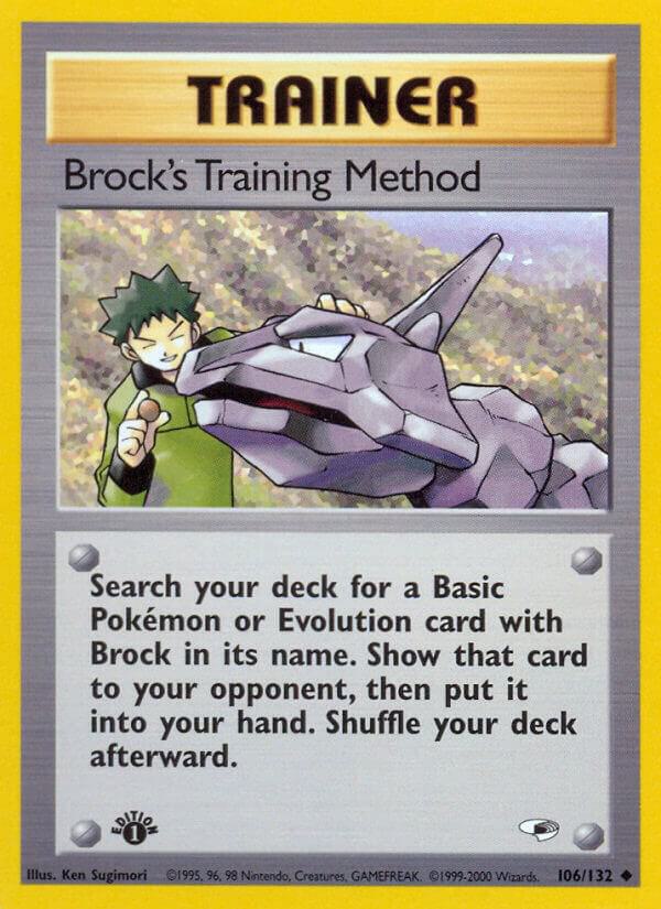 Brock's Training Method - Pokémon