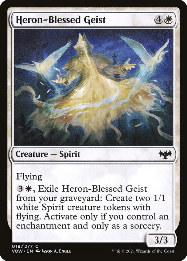 Heron-Blessed Geist - Magic: The Gathering