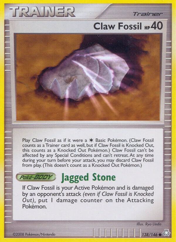 Claw Fossil - Pokémon