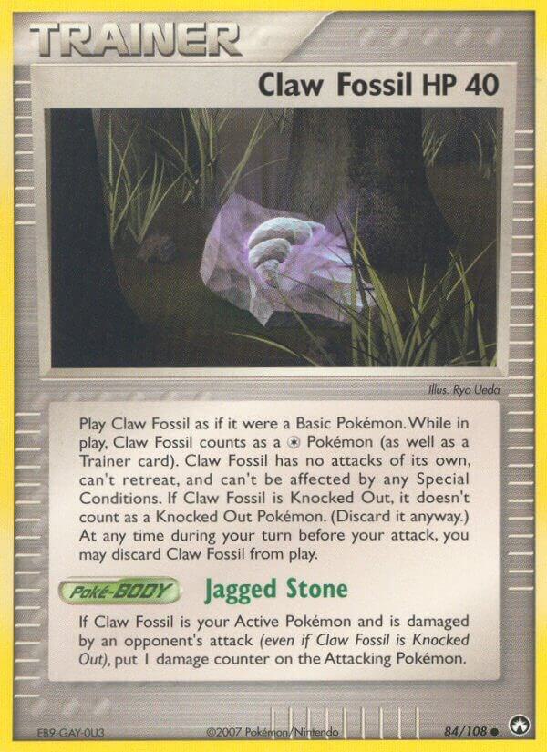 Claw Fossil - Pokémon