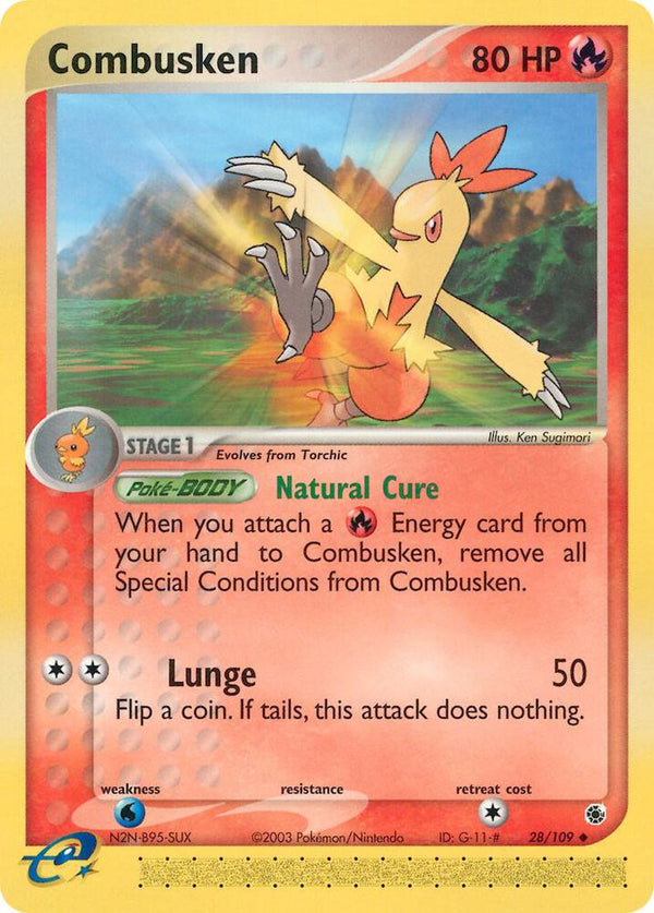 Combusken - 28/109 - Pokémon