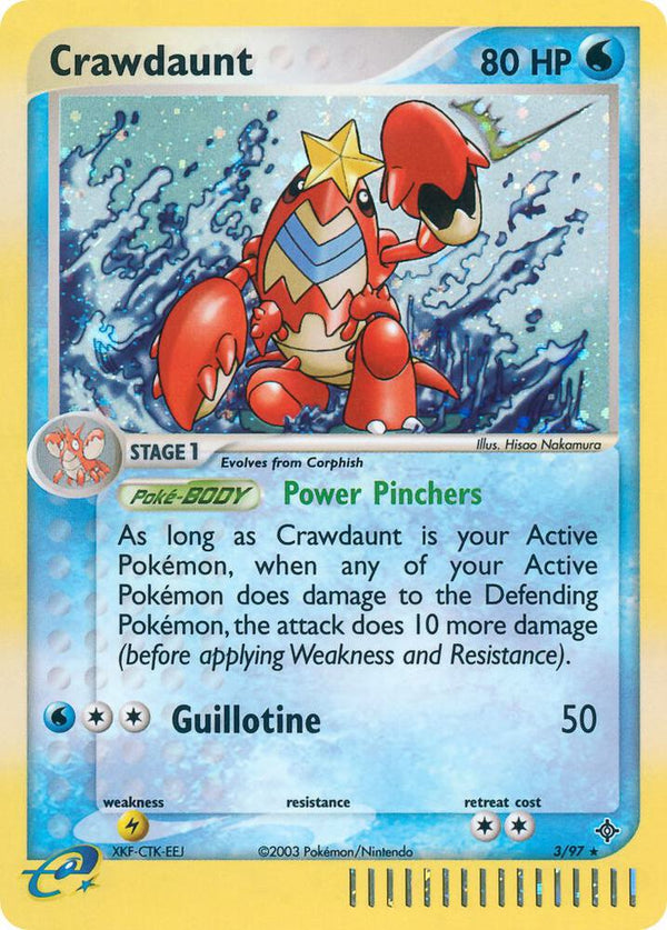 Crawdaunt - 3/97 - Pokémon