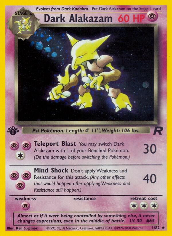 Dark Alakazam (1) - Pokémon