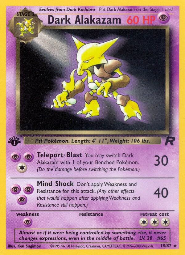 Dark Alakazam (18) - Pokémon