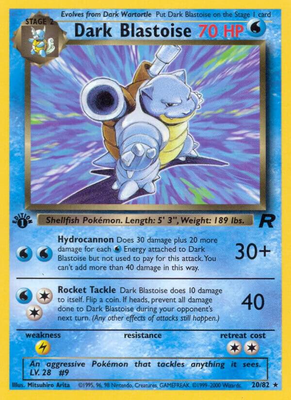 Dark Blastoise (20) - Pokémon