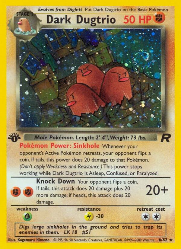 Dark Dugtrio (6) - Pokémon
