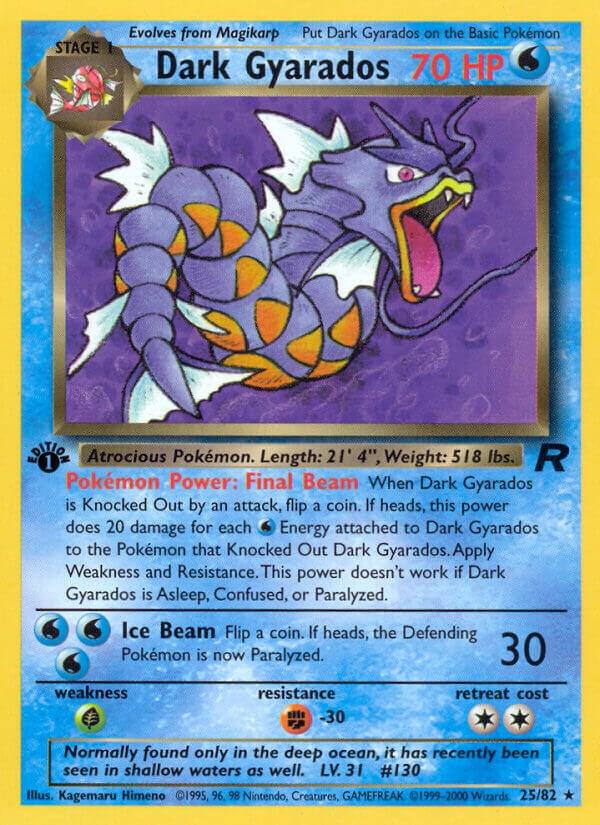 Dark Gyarados (25) - Pokémon